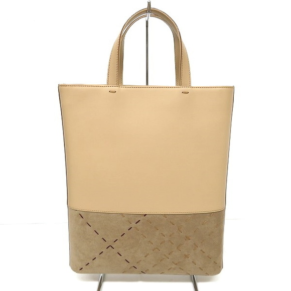 Burberry Handbag Suede Bag Tan - Picture 1 of 9